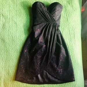VickyTiel sexy cocktail dress black rainbow sequin prom dance club sparkly pride
